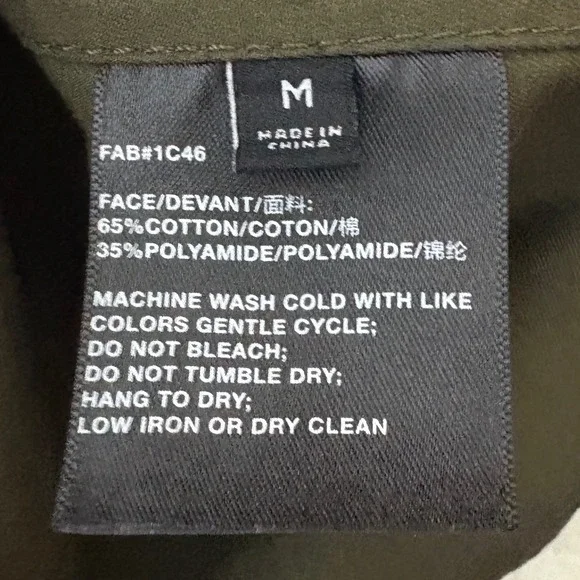 Lafayette 148 Amaris Shirt Jacket‎ SzM utility chore jacket - Picture 6 of 7